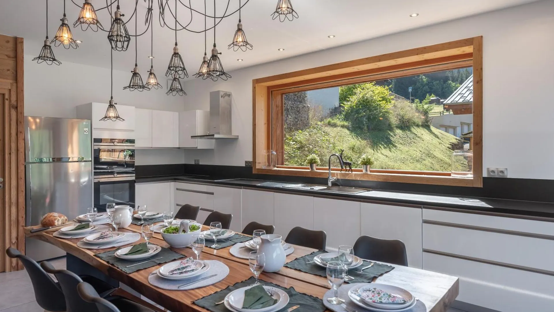 Chalet 1100 - Bo Immobilier Chatel - A Mi-Chemin Du Centre Et Du Linga - Jacuzzi Sauna Et Cheminee