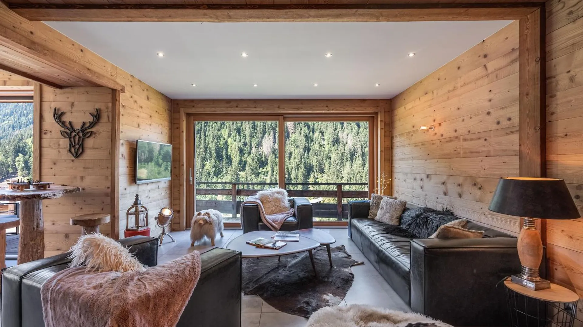 Chalet 1100 - Bo Immobilier Chatel - A Mi-Chemin Du Centre Et Du Linga - Jacuzzi Sauna Et Cheminee