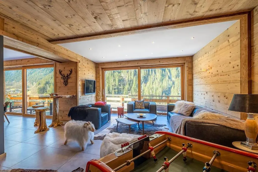 Chalet 1100 - Bo Immobilier Chatel - A Mi-Chemin Du Centre Et Du Linga - Jacuzzi Sauna Et Cheminee 0*,  France