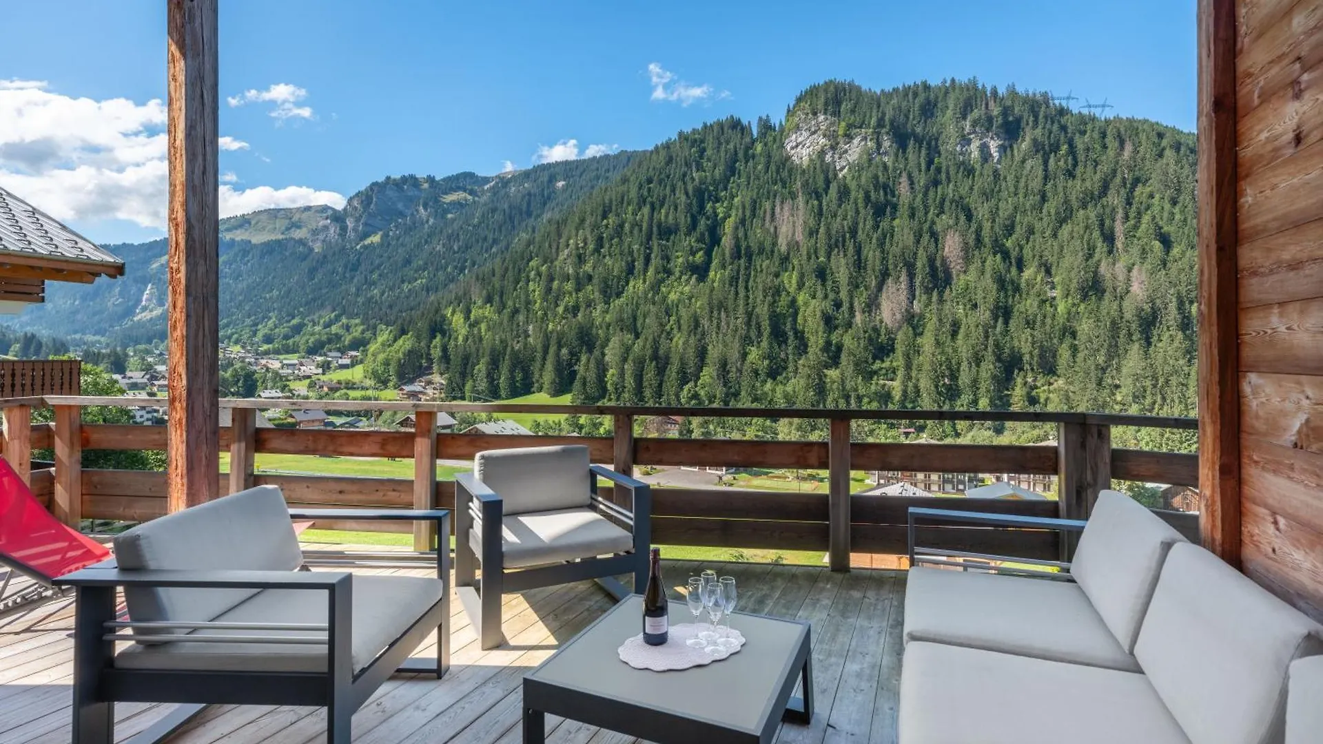 Chalet 1100 - Bo Immobilier Chatel - A Mi-Chemin Du Centre Et Du Linga - Jacuzzi Sauna Et Cheminee